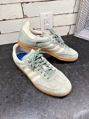 Adidas Samba OG Green Suede Gum Sole Sneakers Men’s 11.5